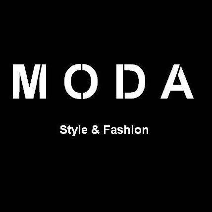 LOGO MODA schwarz Hintergrund
